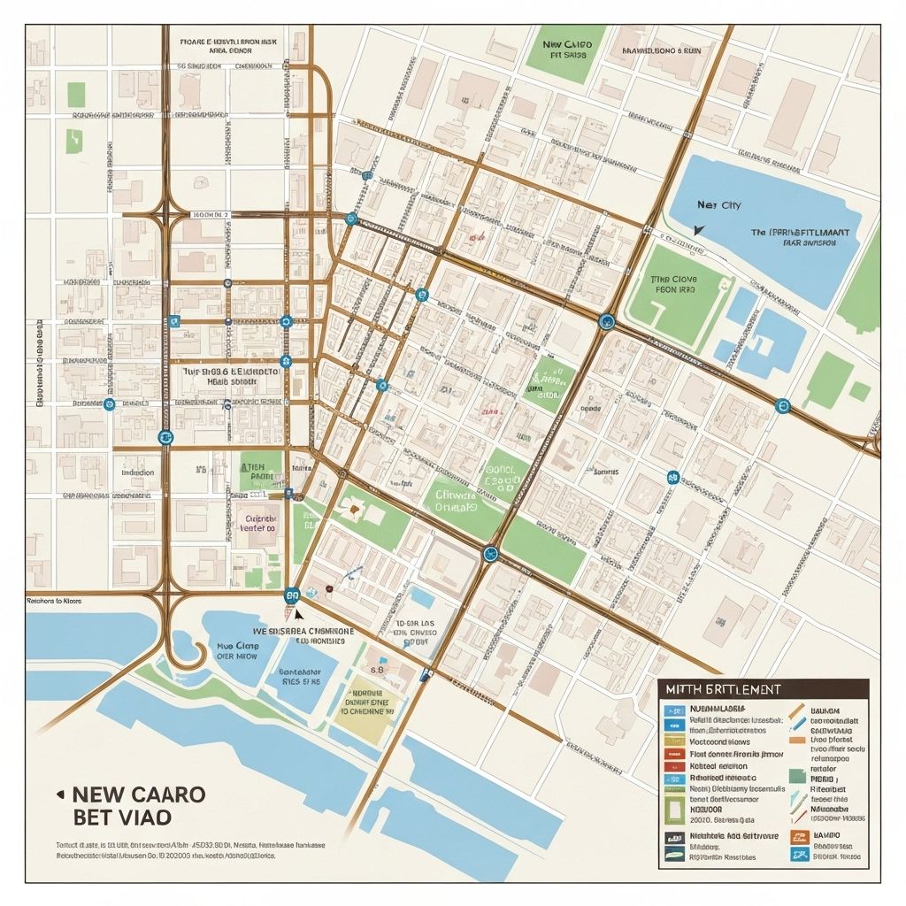 مناطق الخدمة في القاهرة الجديدة والتجمع الخامس